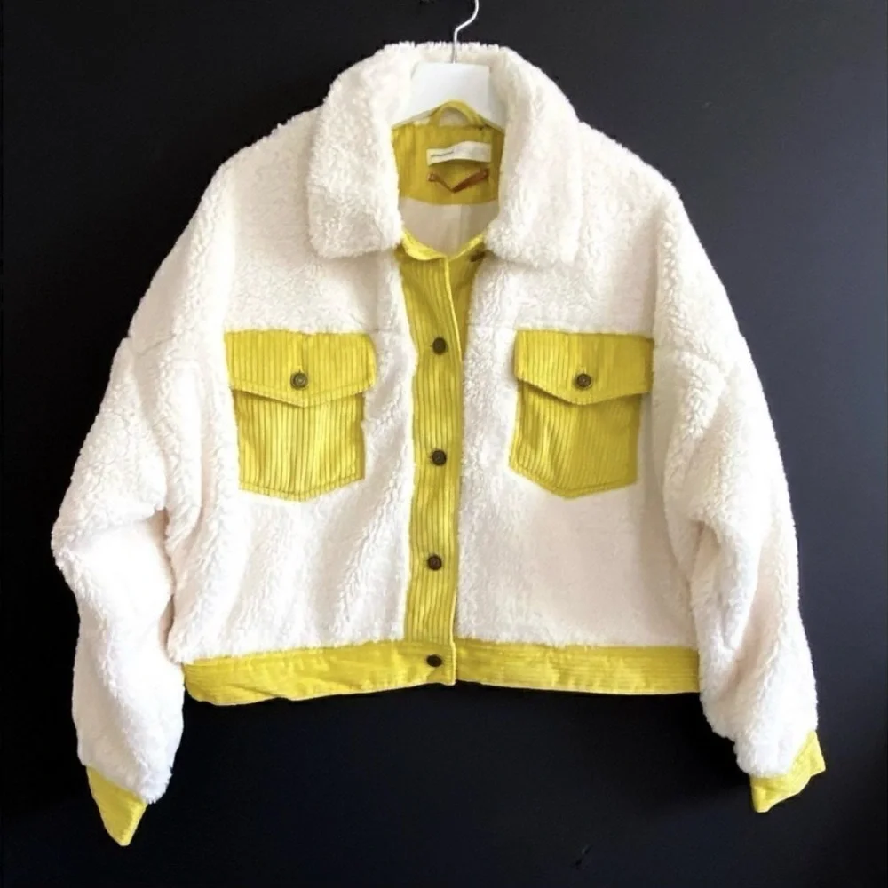 ANTHROPOLOGIE LESLIE
CORDUROY-TRIMMED JACKET - Picture 4 of 9